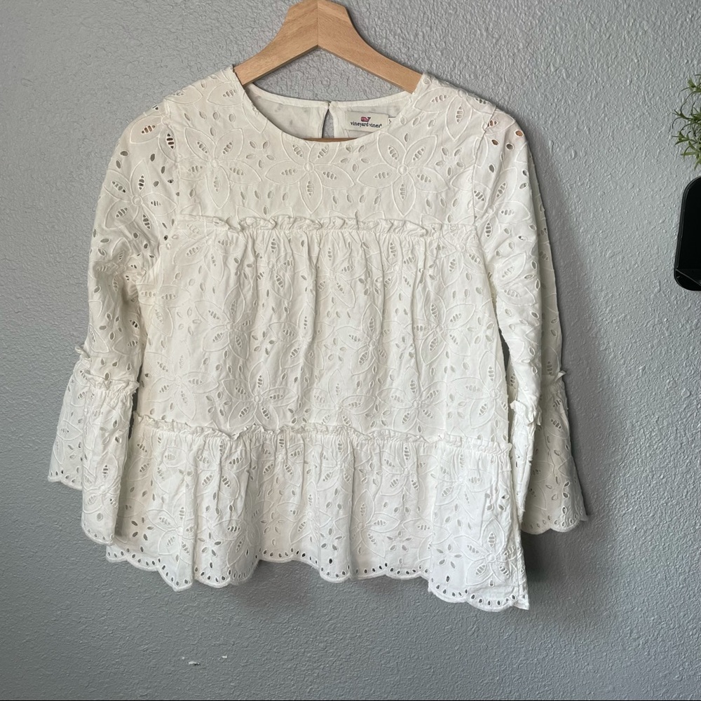 Vineyard Vines Eyelet Long Sleeve size xxs